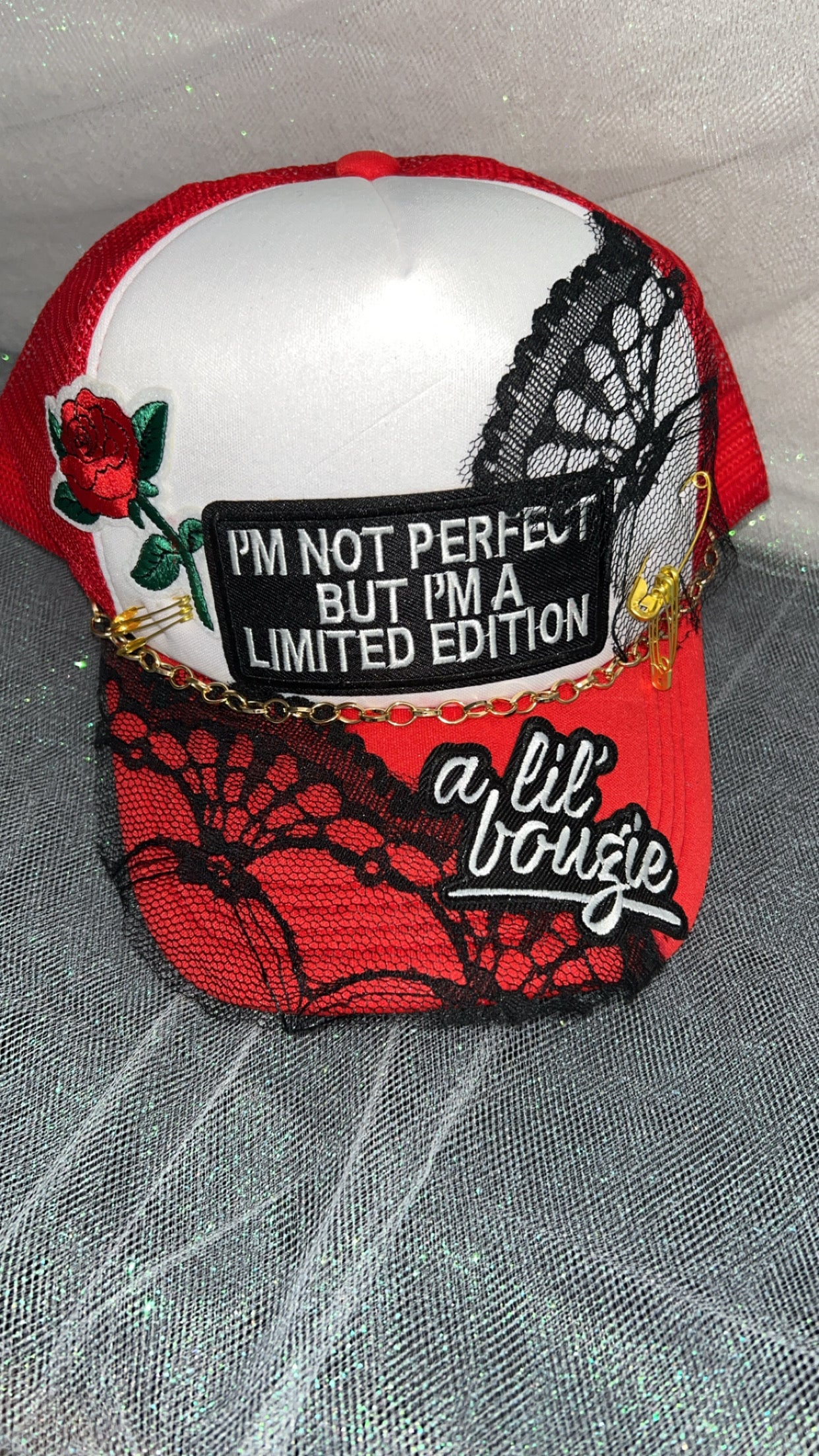 Women's Statement Trucker Hat.